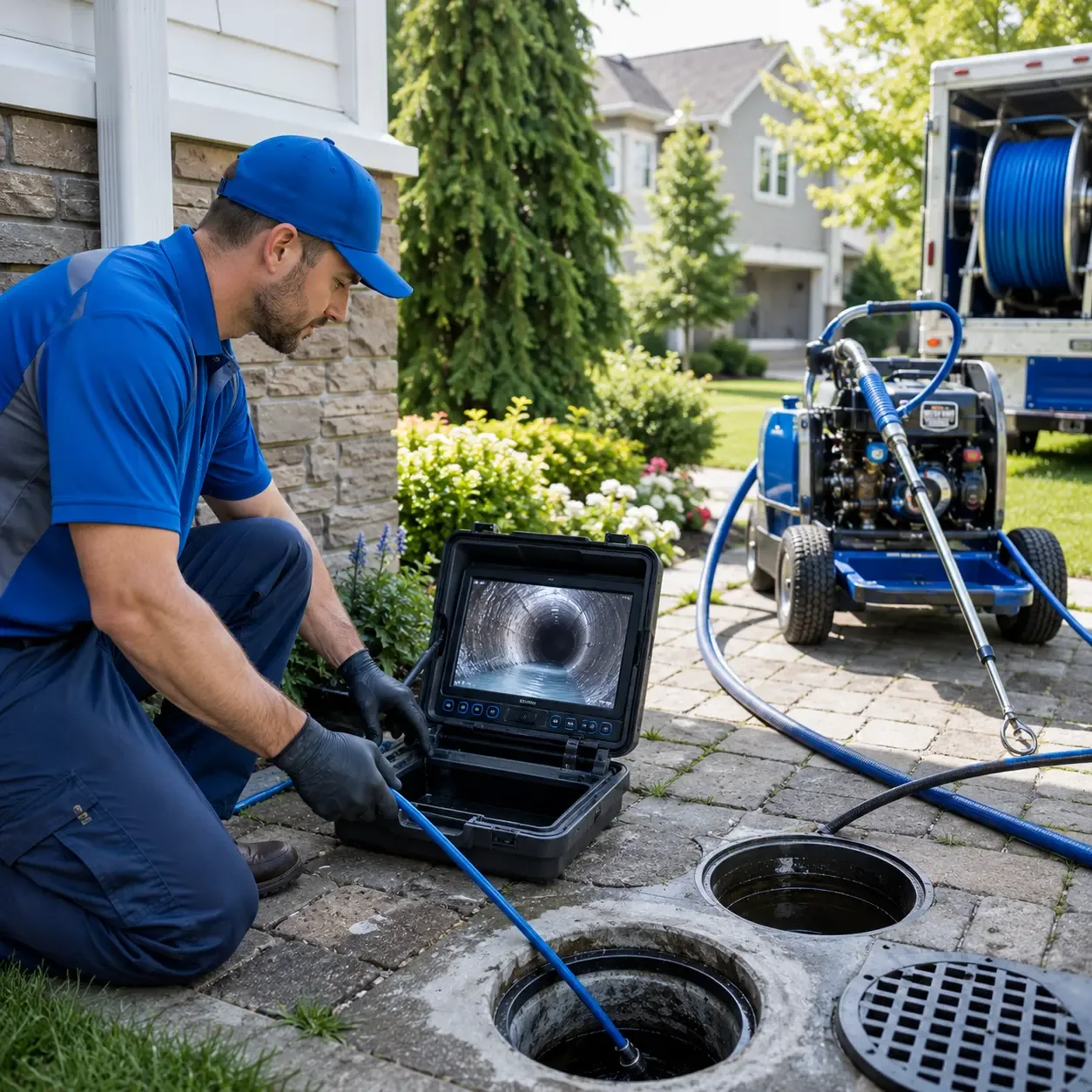 Outdoor drain cleaning professionals serving Norfolk, MA